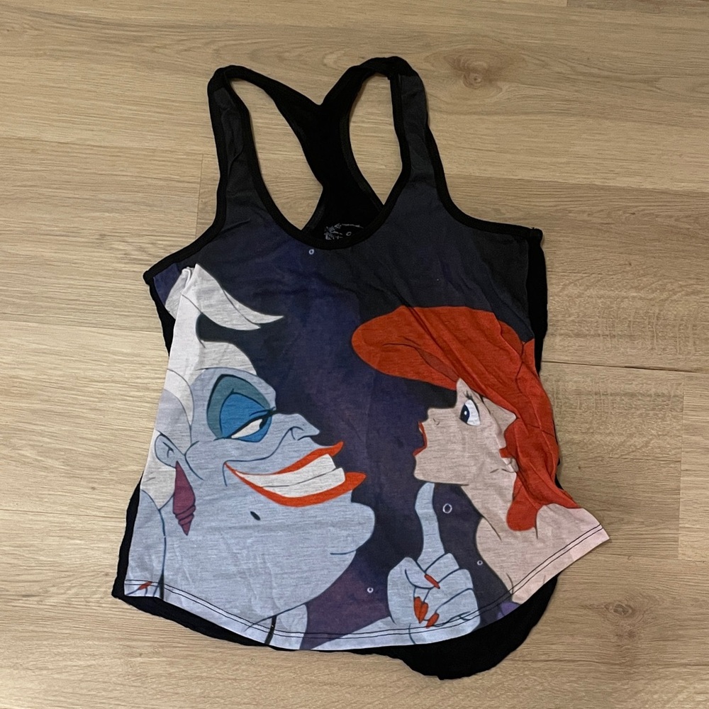 Disney Black and Purple Graphic Top